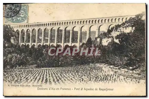 Cartes postales Environs d'Aix en Provence Pont d'Aqueduc de Roquefavour