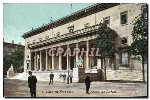 Ansichtskarte AK Aix en Provence palais de justice