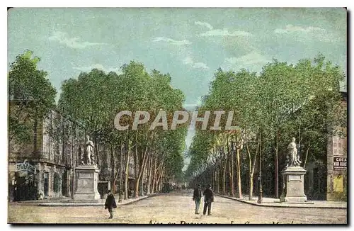 Cartes postales Aix en Provence Le cours mirabeau