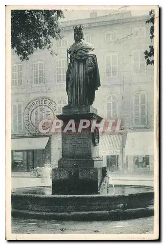 Cartes postales Aix en Provence statue du Roy Rene