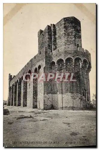 Cartes postales Les Saintes Maries de la Mer Abside de l'eglise