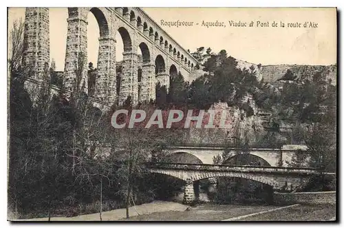 Ansichtskarte AK Roquefavour Aqueduc Viaduc et Pont de la route d'Aix