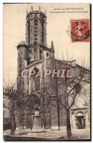 Cartes postales Aix en Provence Cathedrale Saint Sauveur