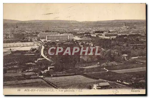 Cartes postales Aix en Provence Vue generale