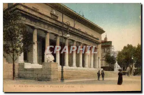 Ansichtskarte AK Aix en Provence Palais de Justice