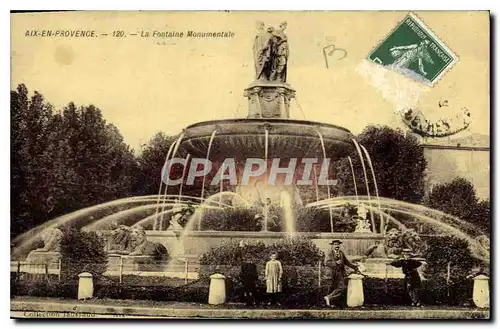 Cartes postales Aix en Provence La Fontaine Monumentale