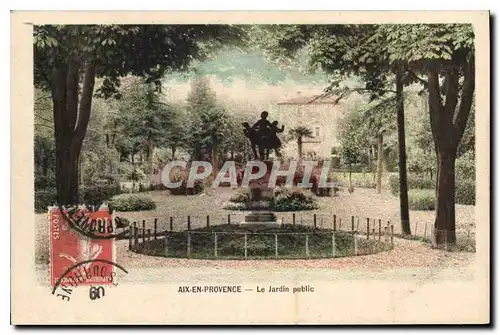 Cartes postales Aix en Provence Le Jardin public