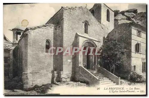 Cartes postales La Provence les Baux l'eglise Saint Vincent