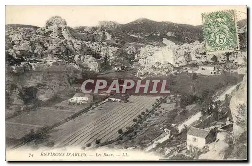 Ansichtskarte AK Environs d'Arles les Baux