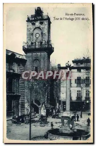 Cartes postales Aix en Provence Tour de l'Horloge XIII siecle