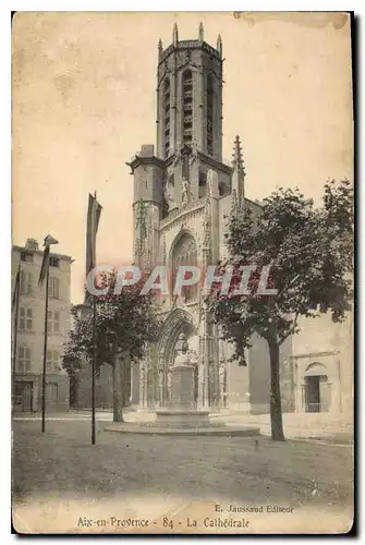 Cartes postales Aix en Provence la cathedrale