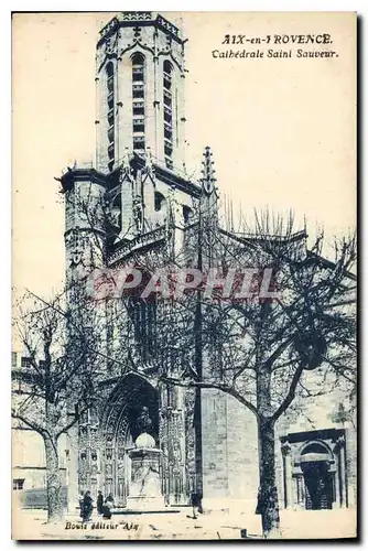 Cartes postales Aix en Provence cathedrale Saint Sauveur