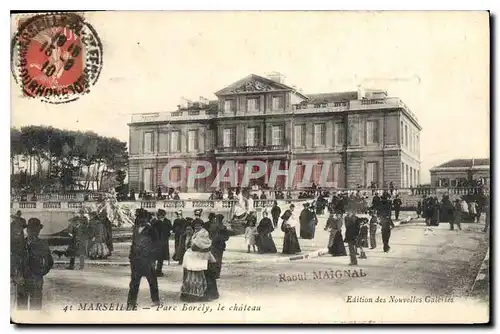 Cartes postales Marseille Parc Borely le chateau