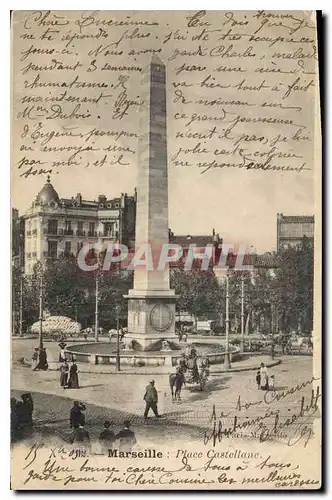 Cartes postales Marseille place Castellane