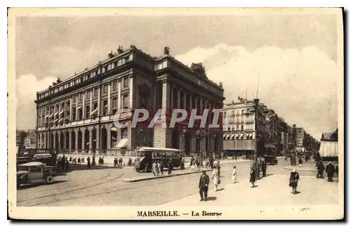 Cartes postales Marseille la Bourse