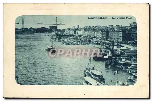 Cartes postales Marseille le Vieux Port