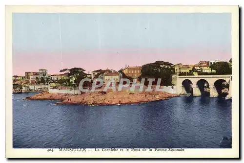 Ansichtskarte AK Marseille la Corniche et le Pont de la Fausse Monnaie