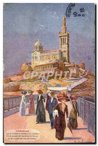 Cartes postales Marseille N D de la Garde