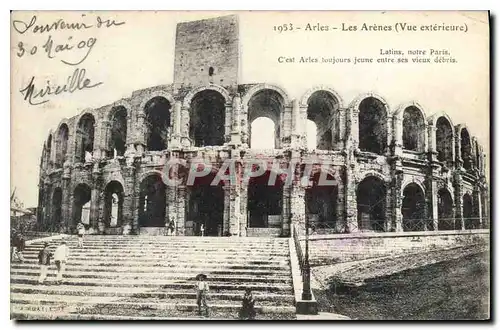 Cartes postales Arles les Arenes vue exterieure