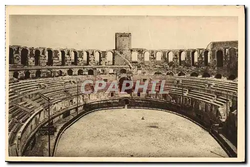 Ansichtskarte AK Arles Bouches du Rhone vue generale de l'interieur des Arenes