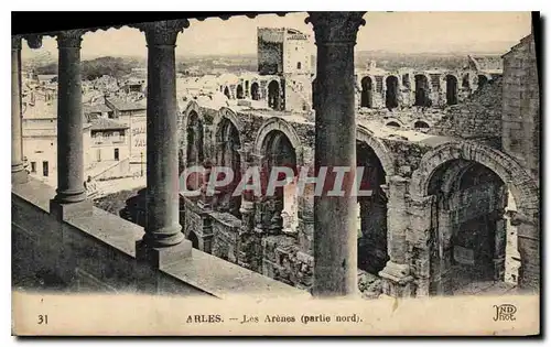 Cartes postales Arles les Arenes partie Nord