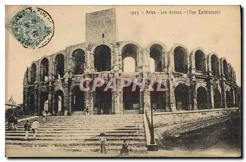 Ansichtskarte AK Arles les Arenes vue exterieure