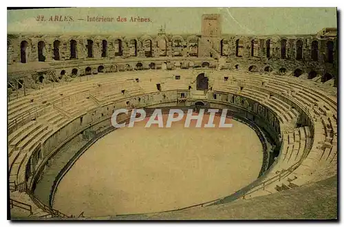 Cartes postales ARLES Interieur des Arenes