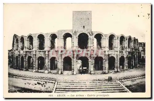 Cartes postales ARLES Les Arenes Entree principle