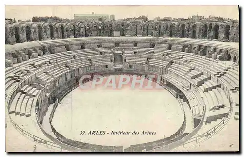 Ansichtskarte AK ARLES Interieur des Arenes