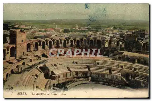 Cartes postales ARES Les Arenes et la Vile LL