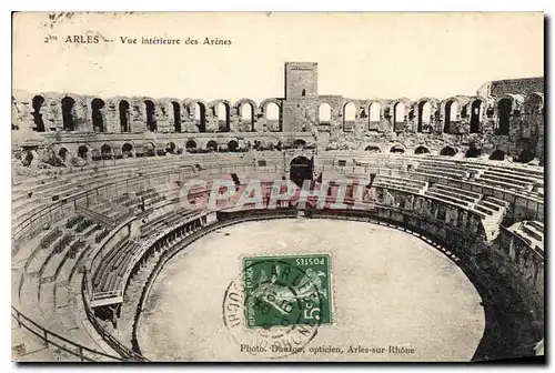 Ansichtskarte AK ARLES Vue Interleure Arenes