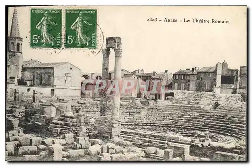 Cartes postales ARLES Le Theatre Romain