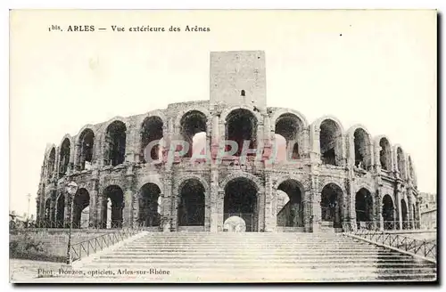 Ansichtskarte AK ARLES Vue exterieure des Arenes