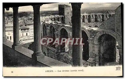 Cartes postales ARLES Les Arenes partie nord