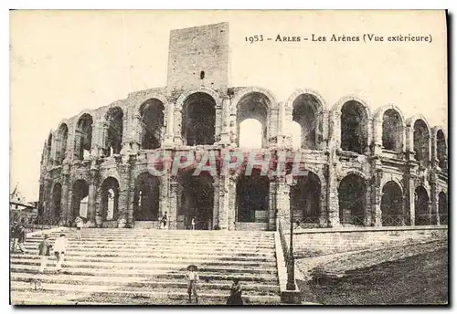 Cartes postales 1953 ARLES Les Arenes Vue exterieure