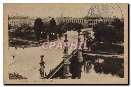 Cartes postales Strasbourg pont de L'Universite