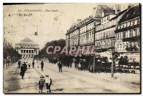 Cartes postales STRASBOURG Place Broglie