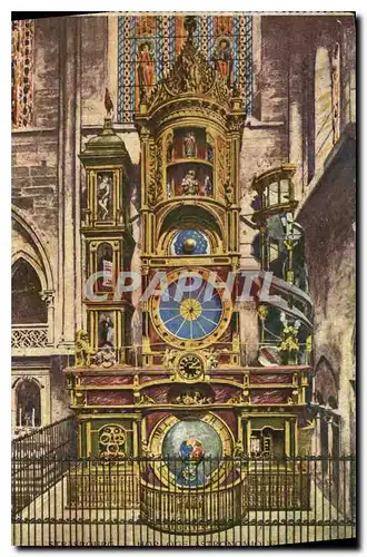 Cartes postales  Strasbourg Horloge astronomique