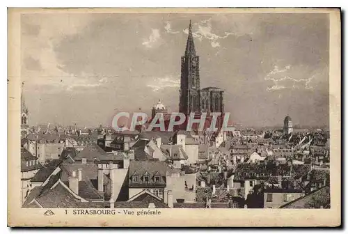 Cartes postales STRASBOURG Vue generale