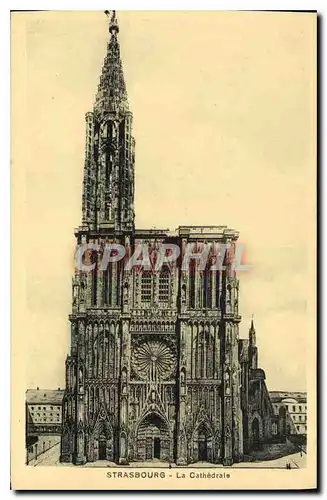 Cartes postales STRASBOURG La Cathedrale