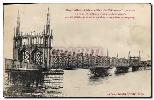 Cartes postales Curiosites et mervellles de I'Alsace Lorraine