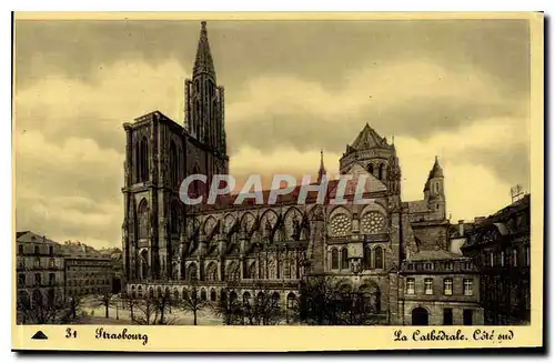 Cartes postales Strasbourg La Cathedrale Cole and