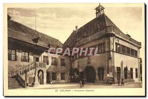 Cartes postales COLMAR ANcients Douane