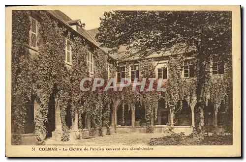 Ansichtskarte AK COLMAR Le Cloitre de l'ancien couvent des Dominicains