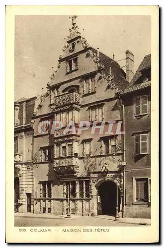 Cartes postales COLMAR MAISON DES TETES