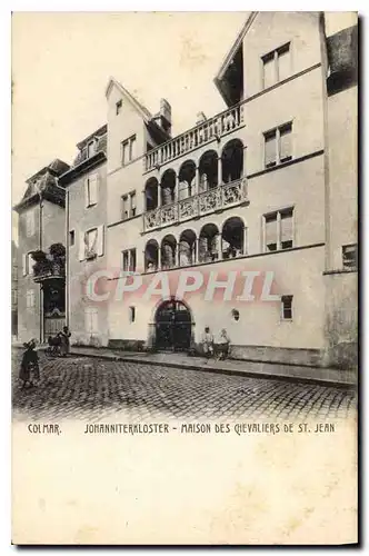 Cartes postales COLMAR JOHANNITERKLOSTER MAISON DES CHEVALIERS DE ST. JEAN