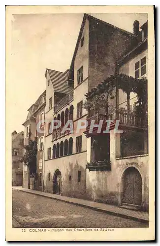 Cartes postales COLMAR Maison des Chevaliers de St jean