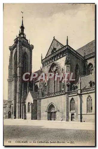 Cartes postales COLMAR La Cathedrale saint Martin LL