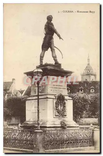 Cartes postales COLMAR Monument Rapp