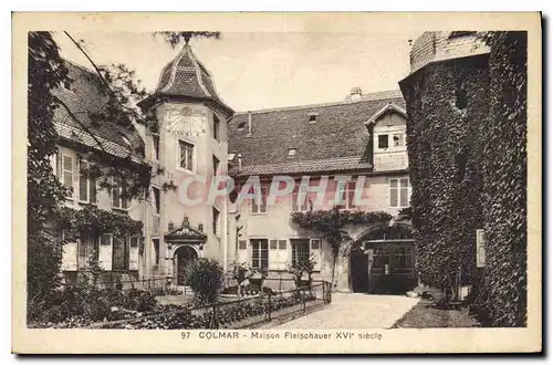 Ansichtskarte AK COLMAR Maison Fleischauer XVi siecle